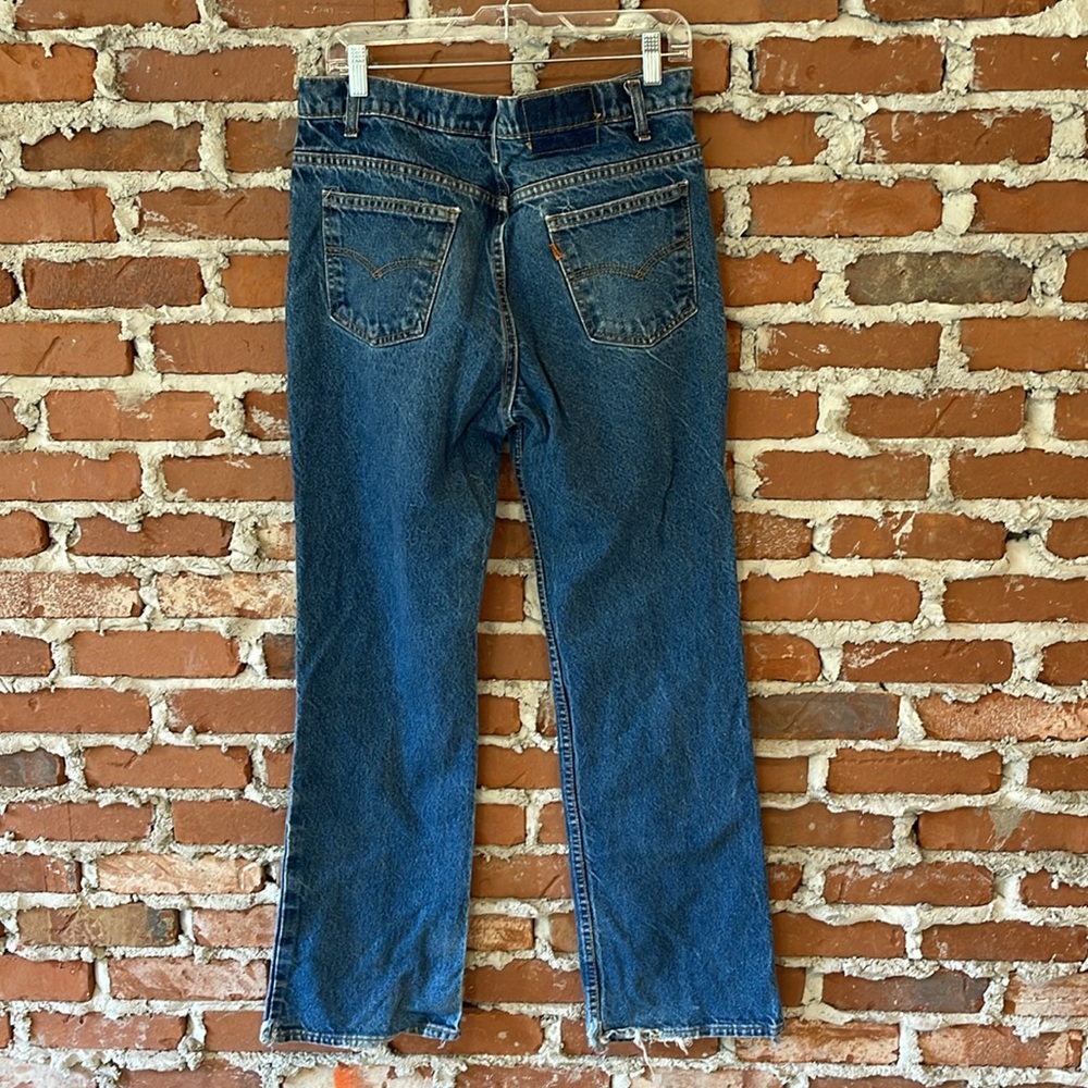 Vintage 1993 Levi’s 517(?) Orange Tab Jeans, 32x30 - Picture 2 of 10
